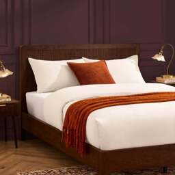 DUSK Hattie Bed Frame - Wood Walnut - King Size - thumbnail 3