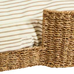 DUSK Percy Bone Shaped Seagrass Dog Bed - Natural - Percy Seagrass & Elio Dog Bed Bundle - thumbnail 4