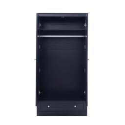 DUSK Ruby 2 Door Wardrobe with Drawer - Midnight - thumbnail 5