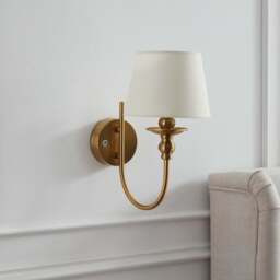 DUSK Lucille Ornate LED Rechargeable Wall Light - Brass - thumbnail 3