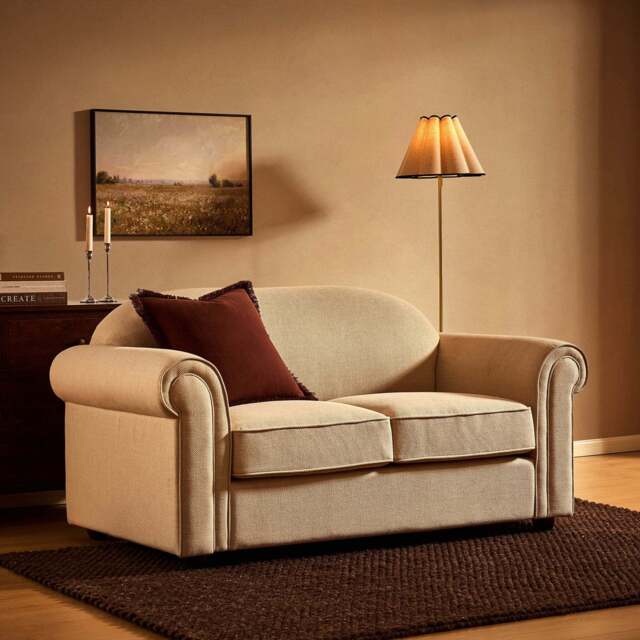 DUSK Beverley 2 Seater Sofa - Beige - image 1