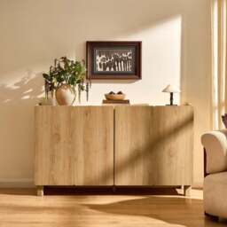 DUSK Avalon 4 Door Sideboard - Light Oak Effect - thumbnail 2