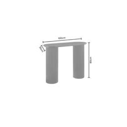 DUSK Hattie Console Table - Walnut - thumbnail 6