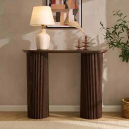 DUSK Hattie Console Table - Walnut - thumbnail 1