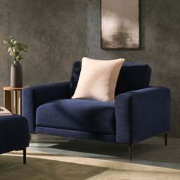DUSK Malibu Loveseat - Chenille Navy - thumbnail 1