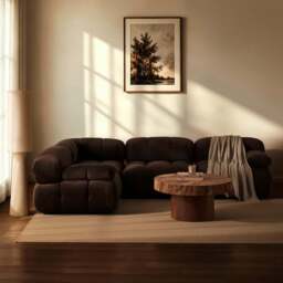 DUSK Bondi Small Left Hand L Shape Sofa - Cappuccino - thumbnail 2