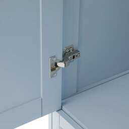 DUSK Ruby 2 Door Wardrobe with Drawer - Sky Blue - thumbnail 7
