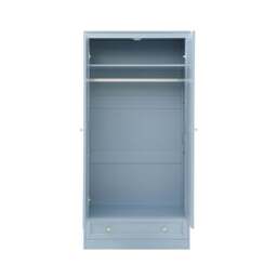 DUSK Ruby 2 Door Wardrobe with Drawer - Sky Blue - thumbnail 5