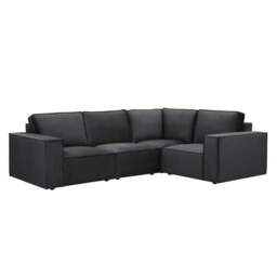 DUSK Brooklyn Small Right Hand L-Shape Sofa - Ink - thumbnail 2