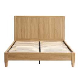 DUSK Hattie Bed Frame - Light Wood - Double - thumbnail 8