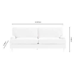DUSK Hampshire 3 Seater Sofa - Green Stripe - thumbnail 6
