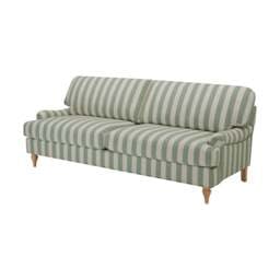 DUSK Hampshire 3 Seater Sofa - Green Stripe - thumbnail 3