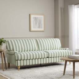 DUSK Hampshire 3 Seater Sofa - Green Stripe