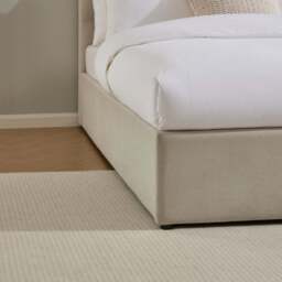 DUSK Middleton Ottoman Storage Bed - Natural - Double - thumbnail 5