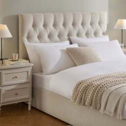 DUSK Middleton Ottoman Storage Bed - Natural - Double - thumbnail 4