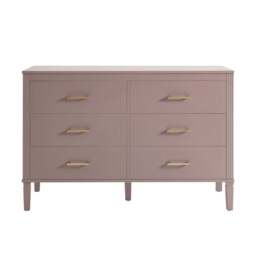 DUSK Sienna 6 Drawer Chest - Dusty Mauve - thumbnail 2