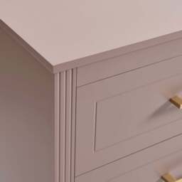 DUSK Sienna 6 Drawer Chest - Dusty Mauve - thumbnail 4