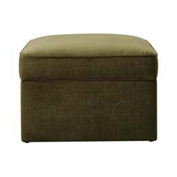 DUSK Soho Ottoman Storage Pouffe - Chenille Olive - thumbnail 5