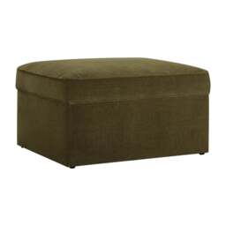 DUSK Soho Ottoman Storage Pouffe - Chenille Olive - thumbnail 4