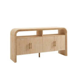 DUSK Alora 4 Door Sideboard - Washed Wood - thumbnail 5