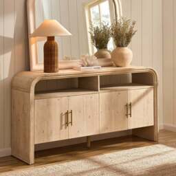 DUSK Alora 4 Door Sideboard - Washed Wood