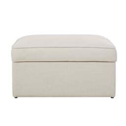 DUSK Soho Ottoman Storage Pouffe - Beige - thumbnail 2