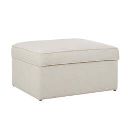 DUSK Soho Ottoman Storage Pouffe - Beige - thumbnail 3