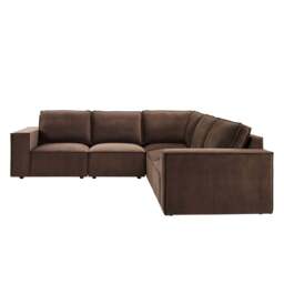 DUSK Brooklyn Large Right Hand Corner Sofa - Cappuccino - thumbnail 3