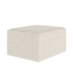 DUSK Soho Bouclé Ottoman Storage Pouffe - Ivory - thumbnail 4