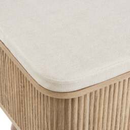 DUSK Hattie Storage Bench - Light Wood - thumbnail 7