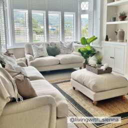 DUSK Hampshire Pouffe - Beige - thumbnail 5