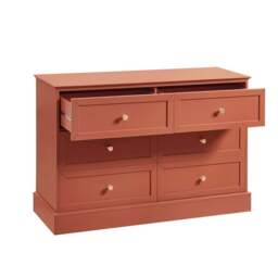 DUSK Ruby  6 Drawer Chest - Terracotta - thumbnail 5