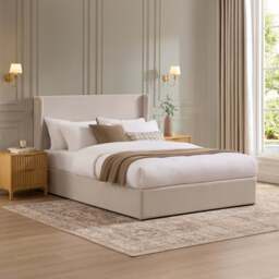 DUSK Berkeley Ottoman Storage Bed - Natural - Super King - thumbnail 7
