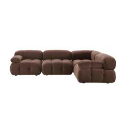 DUSK Bondi Small Right Hand L Shape Sofa - Cappuccino - thumbnail 4