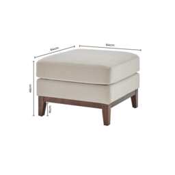 DUSK Chesterfield Pouffe - Stone - thumbnail 8