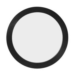 DUSK Cyrus Circle Wood Mirror - Black - thumbnail 3
