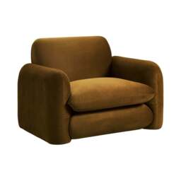 DUSK Dublin Loveseat- Muted Gold - thumbnail 4