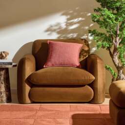 DUSK Dublin Loveseat- Muted Gold