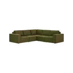 DUSK Brooklyn Right Hand Corner Sofa - Muted Moss - thumbnail 7