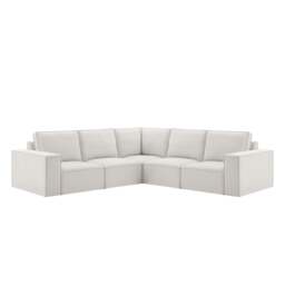 DUSK Brooklyn Large Right Hand Corner Sofa - Ivory - thumbnail 2