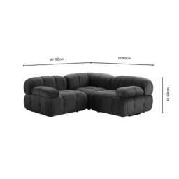 DUSK Bondi Small Corner Sofa - Cappuccino - thumbnail 7
