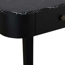 DUSK Tilda Console Table - Black/Marble Top - thumbnail 7