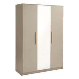 DUSK Darcey 3 Door Wardrobe - Taupe - thumbnail 4