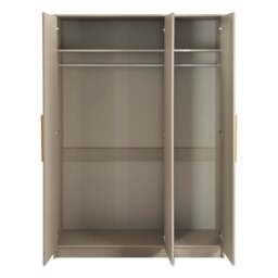 DUSK Darcey 3 Door Wardrobe - Taupe - thumbnail 9