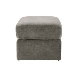 DUSK Small Seville Compact Pouffe - Chenille Grey - thumbnail 5