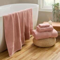 DUSK Rhodes Cotton Towel Collection - Pink - Face Cloth - thumbnail 3