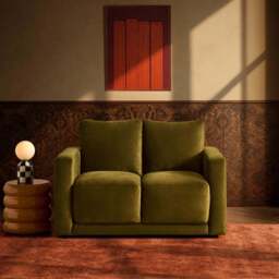 DUSK Chicago Small 2 Seater Sofa - Rich Green - thumbnail 2