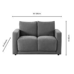DUSK Chicago Small 2 Seater Sofa - Rich Green - thumbnail 9