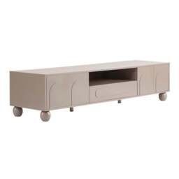 "DUSK Rachel Arch Front  Tv Unit for TVs up to 75"" - Taupe" - thumbnail 4