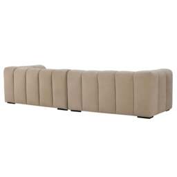 DUSK Manhattan Right Hand Chaise Sofa - Chenille Oatmeal - thumbnail 5